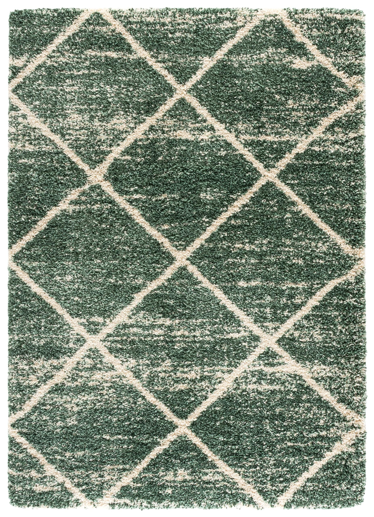 SAFAVIEH Hudson Shag Accent Rug 3'x5', Soft Plush Grey & Beige SGH281J