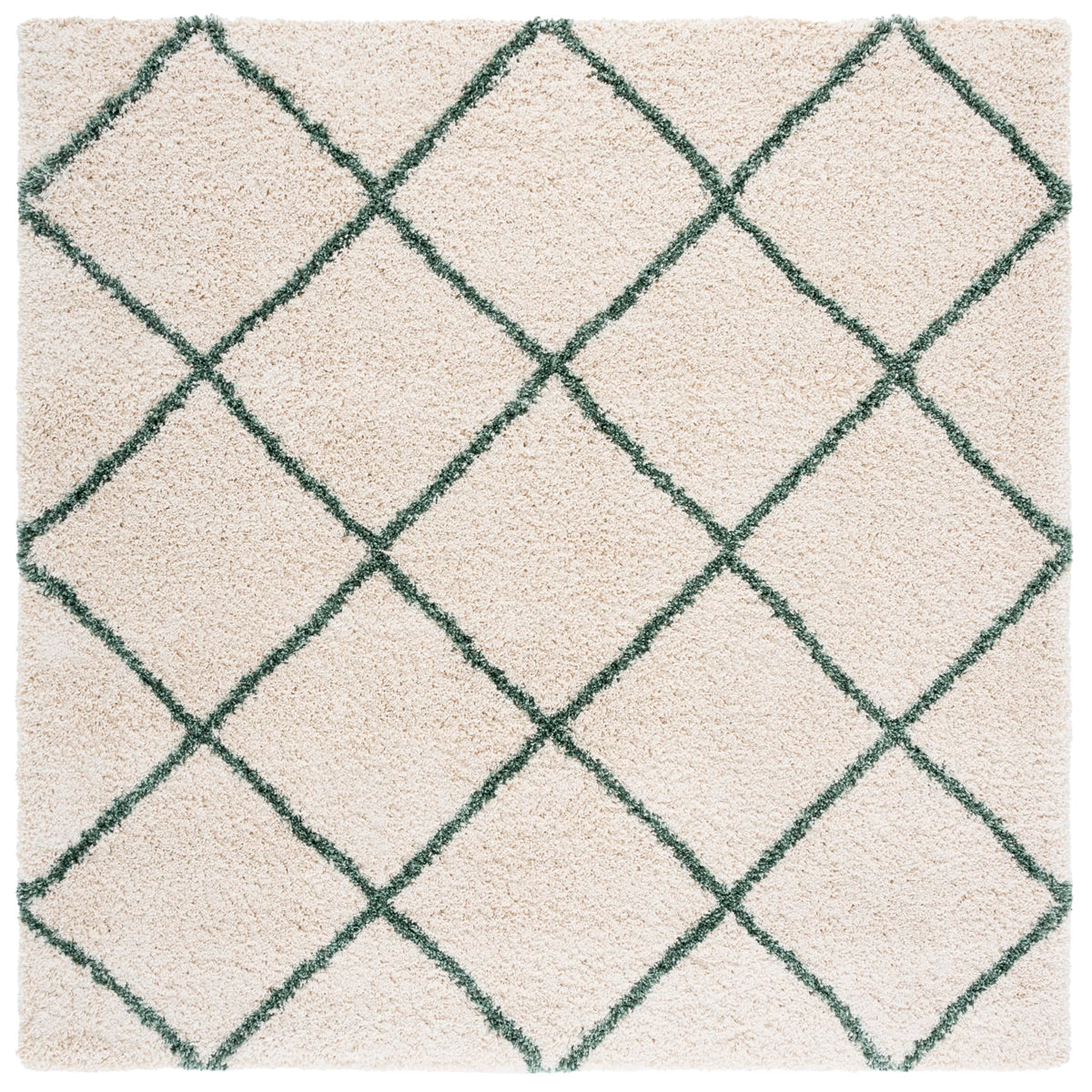 SAFAVIEH Hudson Shag Accent Rug 3'x5', Soft Plush Grey & Beige SGH281J
