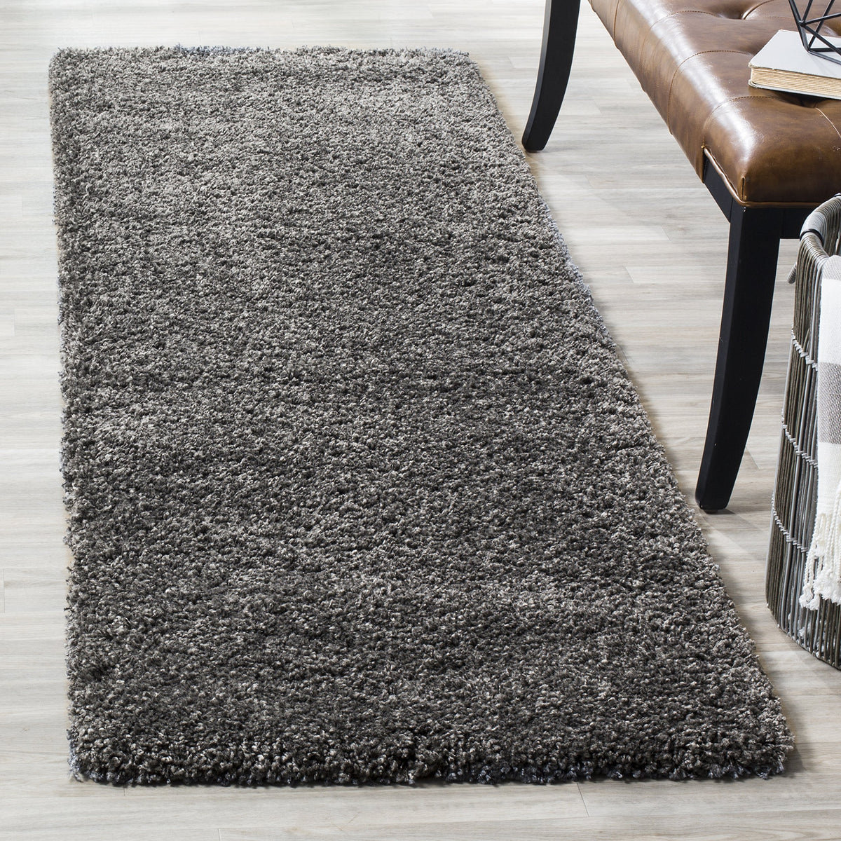 SAFAVIEH Area Rug 4x6 - California Shag Collection - Ivory, Non-Shedding & Easy to Clean, Ultra Plush Thick Pile, Ideal for Living Room, Bedroom, Dining Space (SG151-1212)