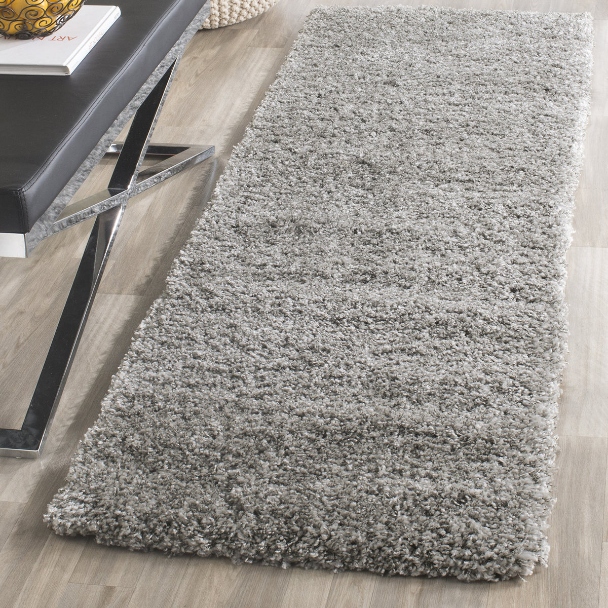 SAFAVIEH Area Rug 4x6 - California Shag Collection - Ivory, Non-Shedding & Easy to Clean, Ultra Plush Thick Pile, Ideal for Living Room, Bedroom, Dining Space (SG151-1212)