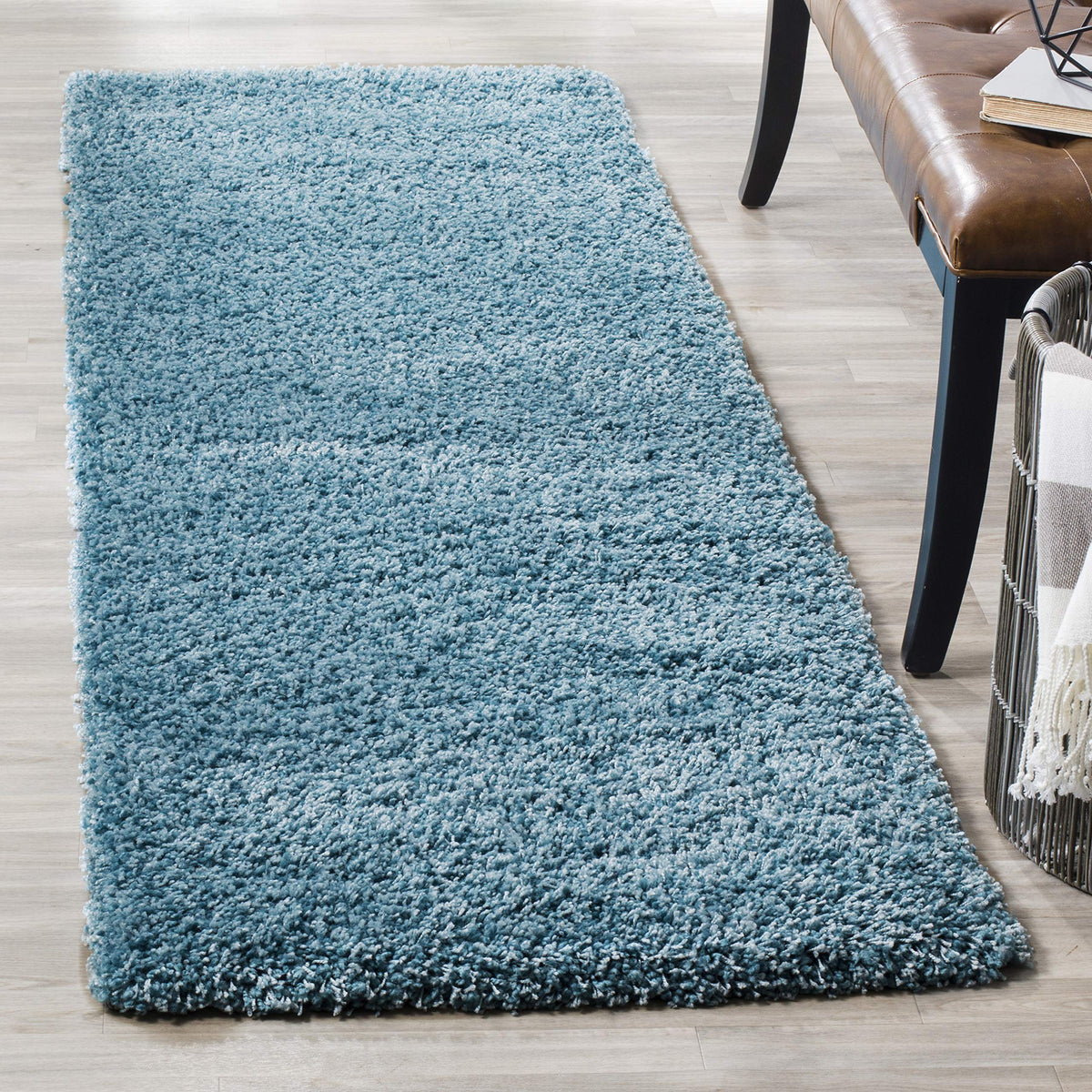 SAFAVIEH Area Rug 4x6 - California Shag Collection - Ivory, Non-Shedding & Easy to Clean, Ultra Plush Thick Pile, Ideal for Living Room, Bedroom, Dining Space (SG151-1212)