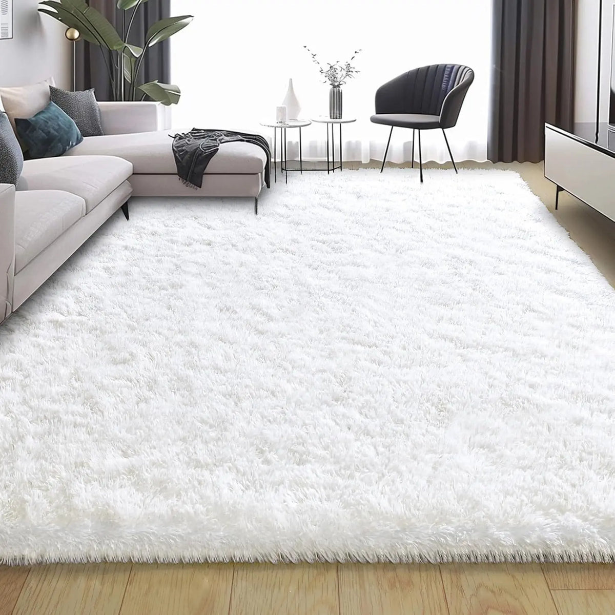 Shag Area Rugs for Bedroom & Living Room, Ultra Soft Fluffy Area Rugs for Dorm, Indoor Carpets, Nursery Rugs for Kids, Home Decorative Rugs