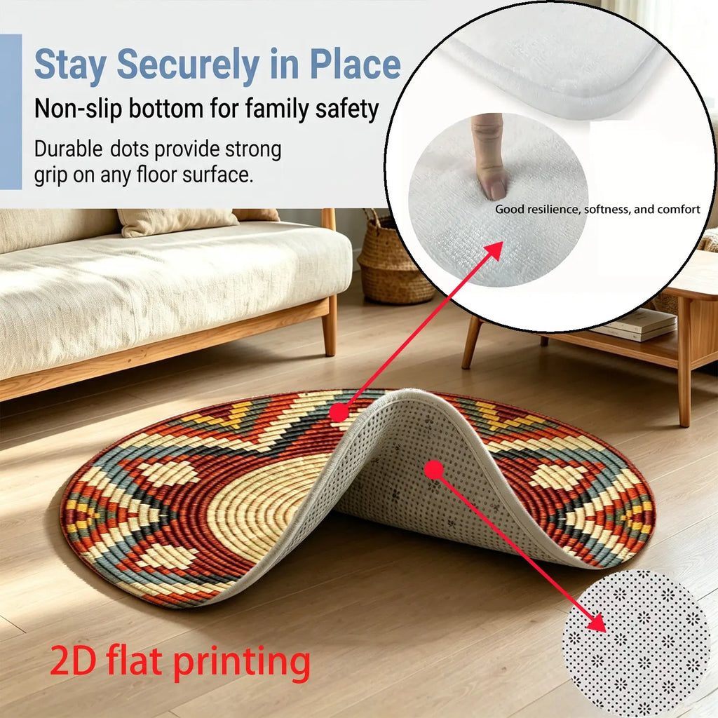 Creative Decorative Floor Mat, Home Decoration Mat, Area Rug, Home Decor Rug for Bedroom, Living Room, Balcony and Hotel, Ideal for Festive Occasions #GLOBAL PICKS