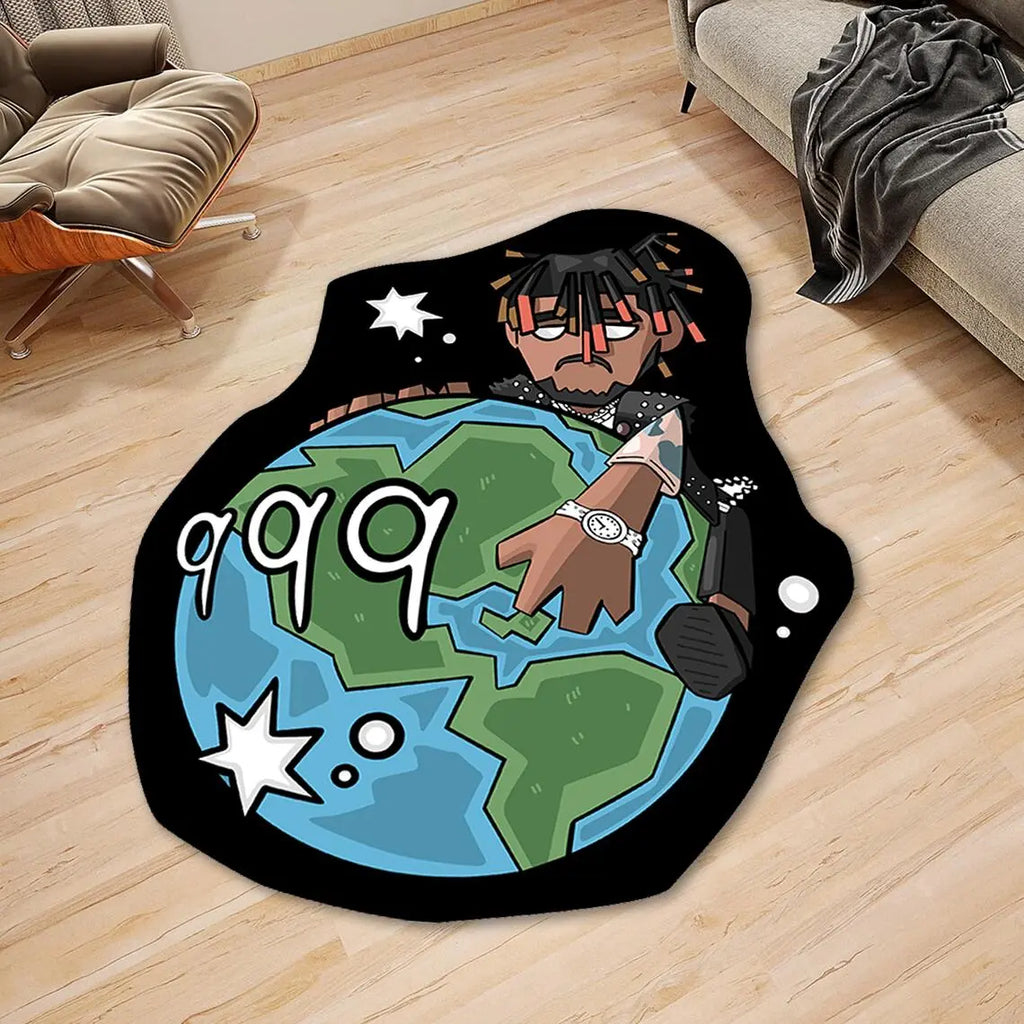 Cartoon Pattern Floor Mat, 1 Count Creative and Interesting Pattern Design Living Room Carpet, Soft and Comfortable Trendy Bedroom Carpet, Home Decor Rug, Living Room Rugs, Home Decoration, House Decor Rug