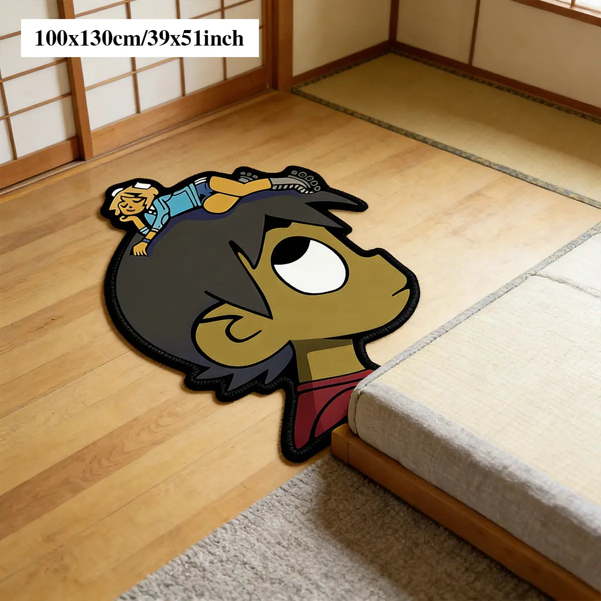 Hip-Hop Style Bedroom Rug, Sheepskin-Like Hallway Carpet, Soft Area Rug, Soft and Comfortable, Fun Design, Home Decor, Perfect for Entryways, Entrance Rug, House Decor Rug