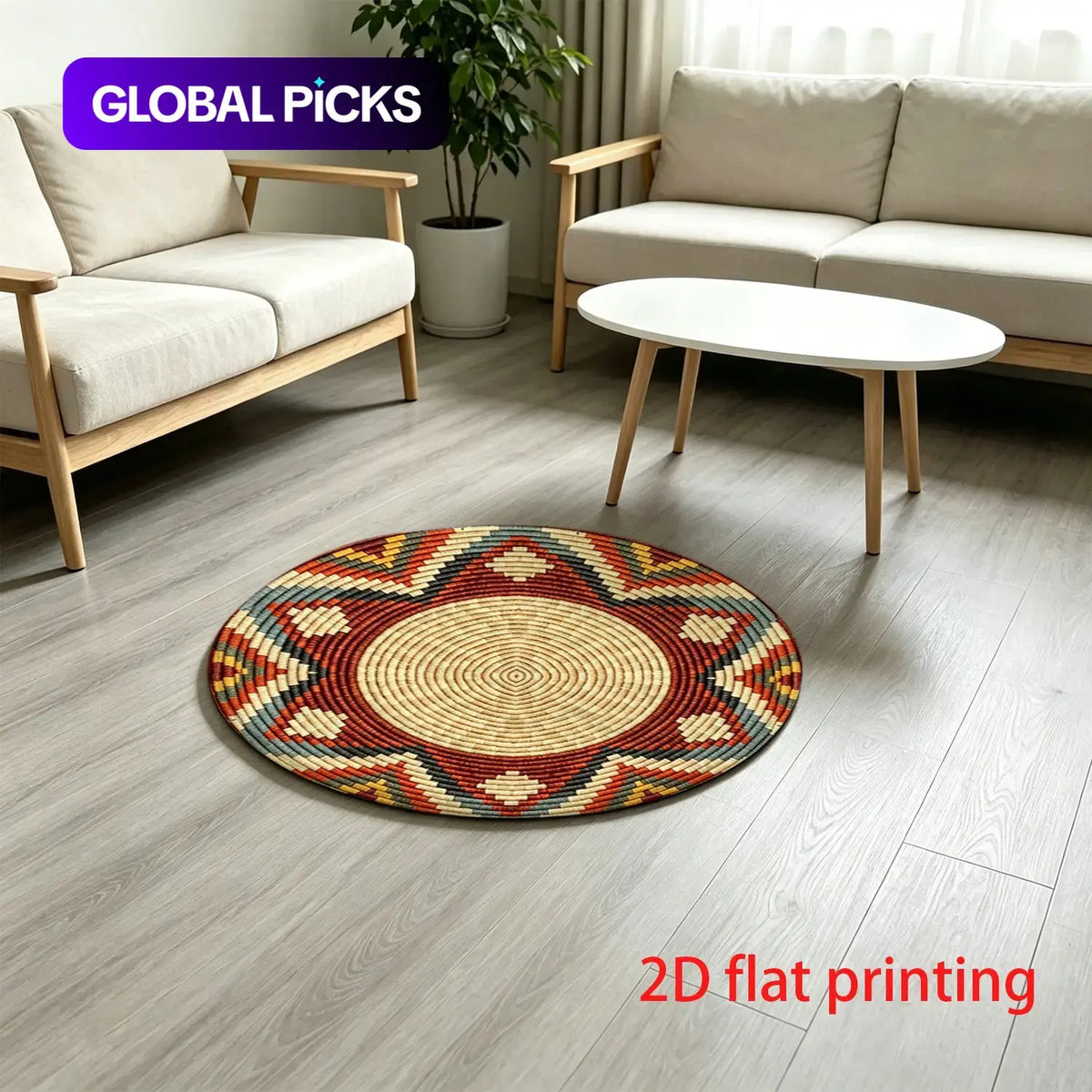 Creative Decorative Floor Mat, Home Decoration Mat, Area Rug, Home Decor Rug for Bedroom, Living Room, Balcony and Hotel, Ideal for Festive Occasions #GLOBAL PICKS