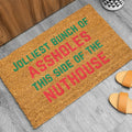 Jolliest Bunch doormat, Funny Christmas Door mat, Welcome Mat, Funny Door mat, Holiday Doormat, Christmas Decor, Christmas Decorations